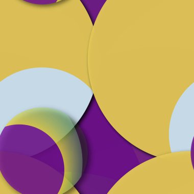 Daire saydam arka plan - eğilim seamless modeli.