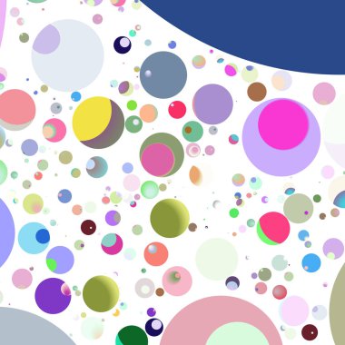 Daire saydam arka plan - eğilim seamless modeli.