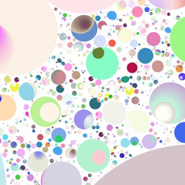 Daire saydam arka plan - eğilim seamless modeli.