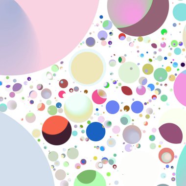 Daire saydam arka plan - eğilim seamless modeli.