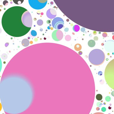 Daire saydam arka plan - eğilim seamless modeli.