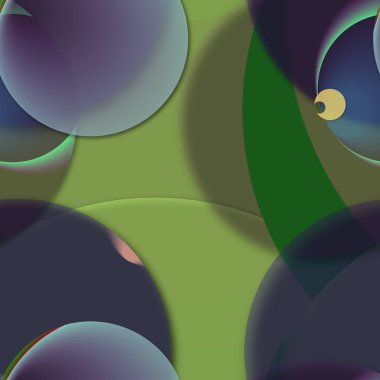 Daire saydam arka plan - eğilim seamless modeli.