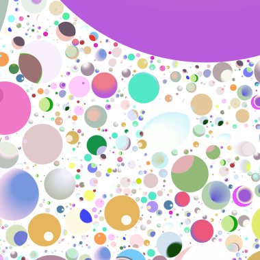 Daire saydam arka plan - eğilim seamless modeli.