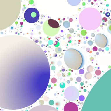 Daire saydam arka plan - eğilim seamless modeli.