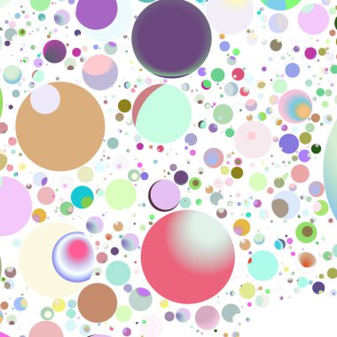 Daire saydam arka plan - eğilim seamless modeli.