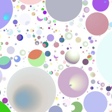 Daire saydam arka plan - eğilim seamless modeli.