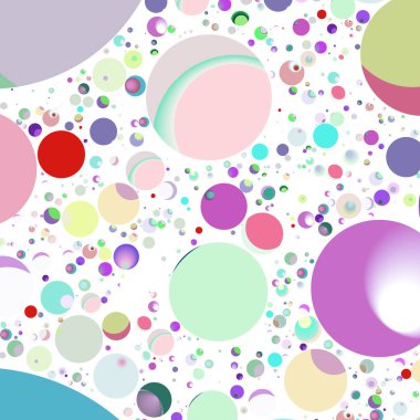 Daire saydam arka plan - eğilim seamless modeli.