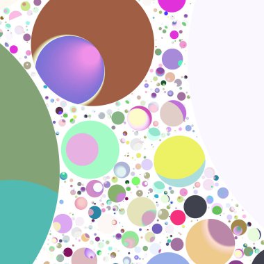 Daire saydam arka plan - eğilim seamless modeli.