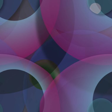 Daire saydam arka plan - eğilim seamless modeli.