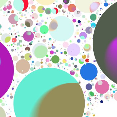 Daire saydam arka plan - eğilim seamless modeli.