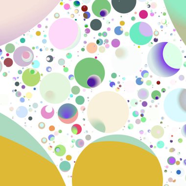 Daire saydam arka plan - eğilim seamless modeli.