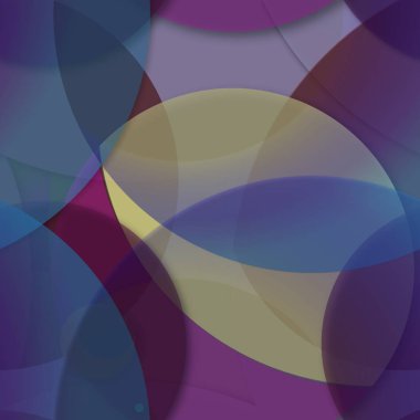 Daire saydam arka plan - eğilim seamless modeli.