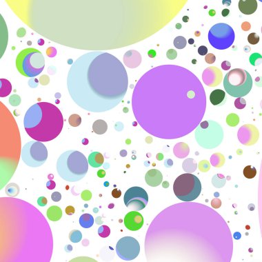 Daire saydam arka plan - eğilim seamless modeli.