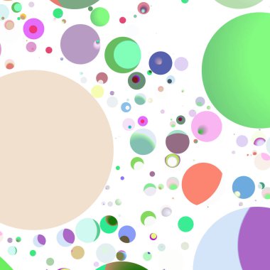 Daire saydam arka plan - eğilim seamless modeli.