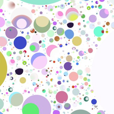 Daire saydam arka plan - eğilim seamless modeli.