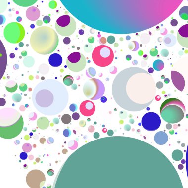 Daire saydam arka plan - eğilim seamless modeli.