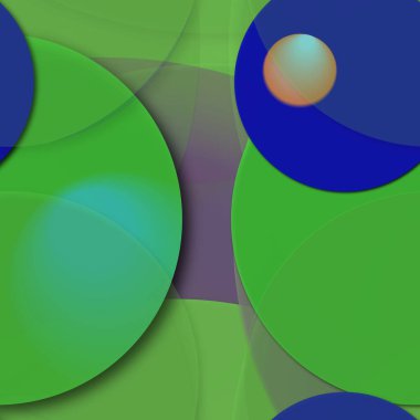 Daire saydam arka plan - eğilim seamless modeli.