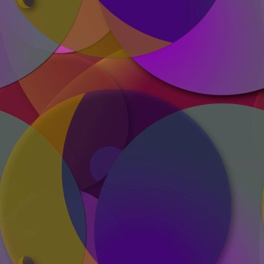 Daire saydam arka plan - eğilim seamless modeli.