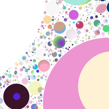 Daire saydam arka plan - eğilim seamless modeli.