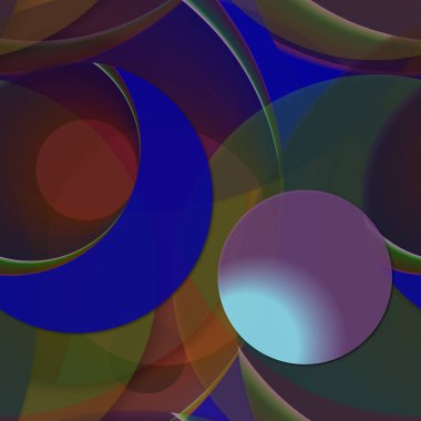 Daire saydam arka plan - eğilim seamless modeli.