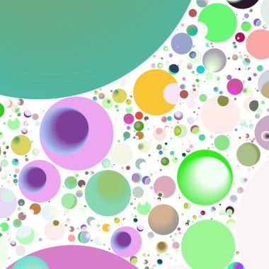 Daire saydam arka plan - eğilim seamless modeli.