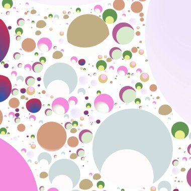 Daire saydam arka plan - eğilim seamless modeli.