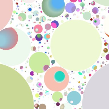 Daire saydam arka plan - eğilim seamless modeli.