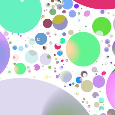 Daire saydam arka plan - eğilim seamless modeli.