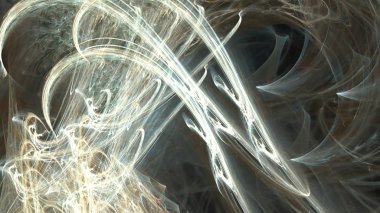 Fantezi kaotik renkli fraktal desen. Soyut Fraktal şekiller. 3D render resimde arka plan veya duvar kağıdı.