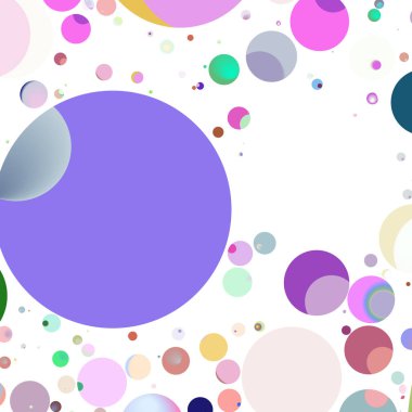 Daire saydam arka plan - eğilim seamless modeli.