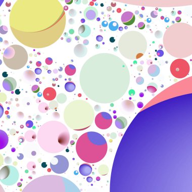 Daire saydam arka plan - eğilim seamless modeli.