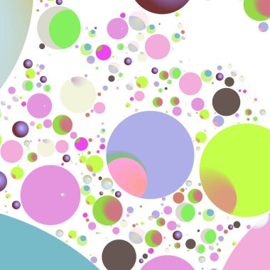 Daire saydam arka plan - eğilim seamless modeli.