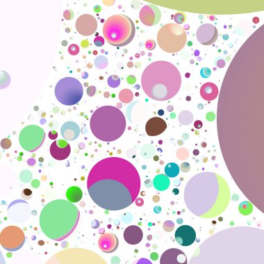 Daire saydam arka plan - eğilim seamless modeli.