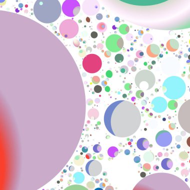 Daire saydam arka plan - eğilim seamless modeli.