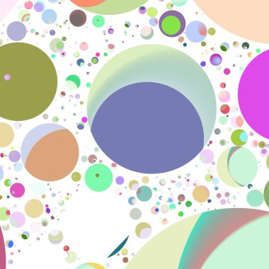 Daire saydam arka plan - eğilim seamless modeli.