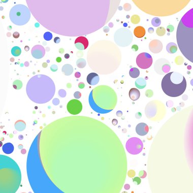 Daire saydam arka plan - eğilim seamless modeli.