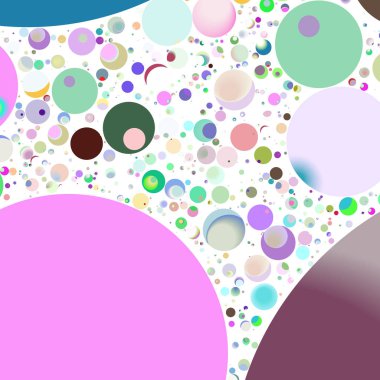 Daire saydam arka plan - eğilim seamless modeli.