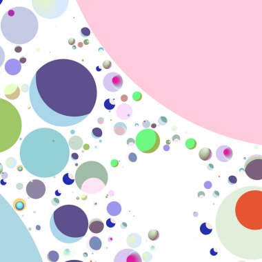 Daire saydam arka plan - eğilim seamless modeli.