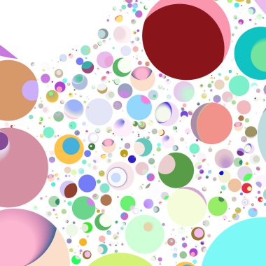 Daire saydam arka plan - eğilim seamless modeli.