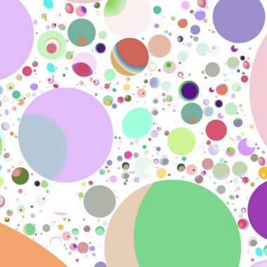 Daire saydam arka plan - eğilim seamless modeli.