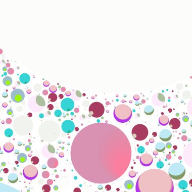 Daire saydam arka plan - eğilim seamless modeli.