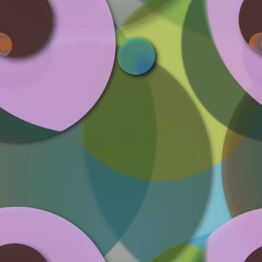 Daire saydam arka plan - eğilim seamless modeli.