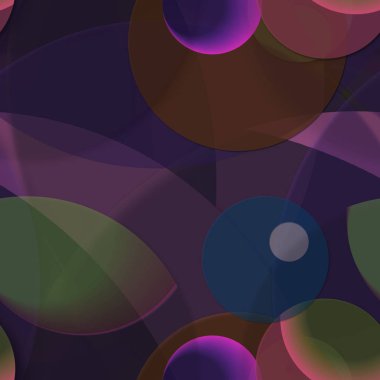 Daire saydam arka plan - eğilim seamless modeli.