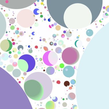 Daire saydam arka plan - eğilim seamless modeli.