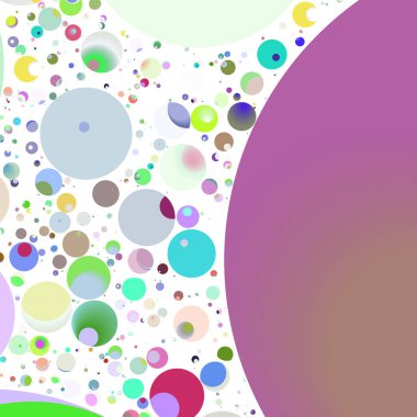 Daire saydam arka plan - eğilim seamless modeli.