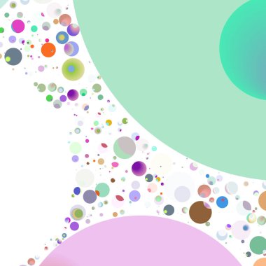 Daire saydam arka plan - eğilim seamless modeli.