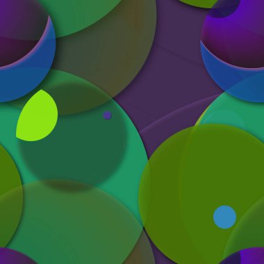 Daire saydam arka plan - eğilim seamless modeli.