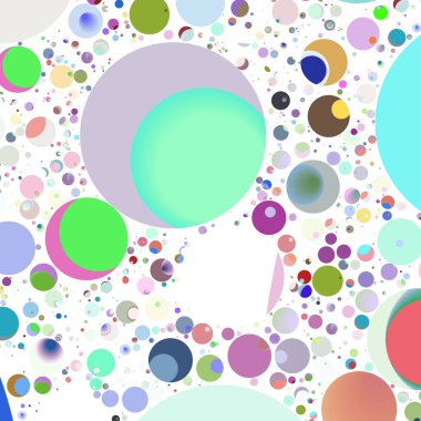 Daire saydam arka plan - eğilim seamless modeli.