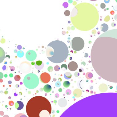 Daire saydam arka plan - eğilim seamless modeli.