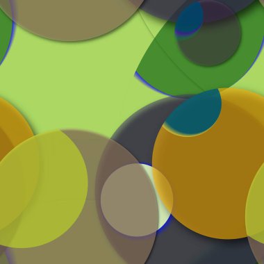 Daire saydam arka plan - eğilim seamless modeli.